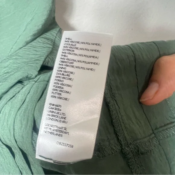 Pilcro Short-Sleeve Pintuck
Tunic Shirt Dress Olive Green Size M NWT - Picture 13 of 15